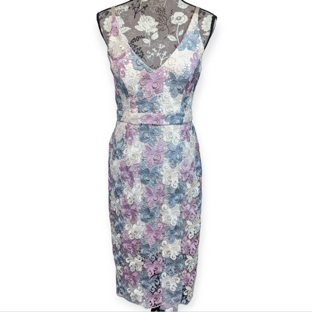 Xscape Lace Mini Dress